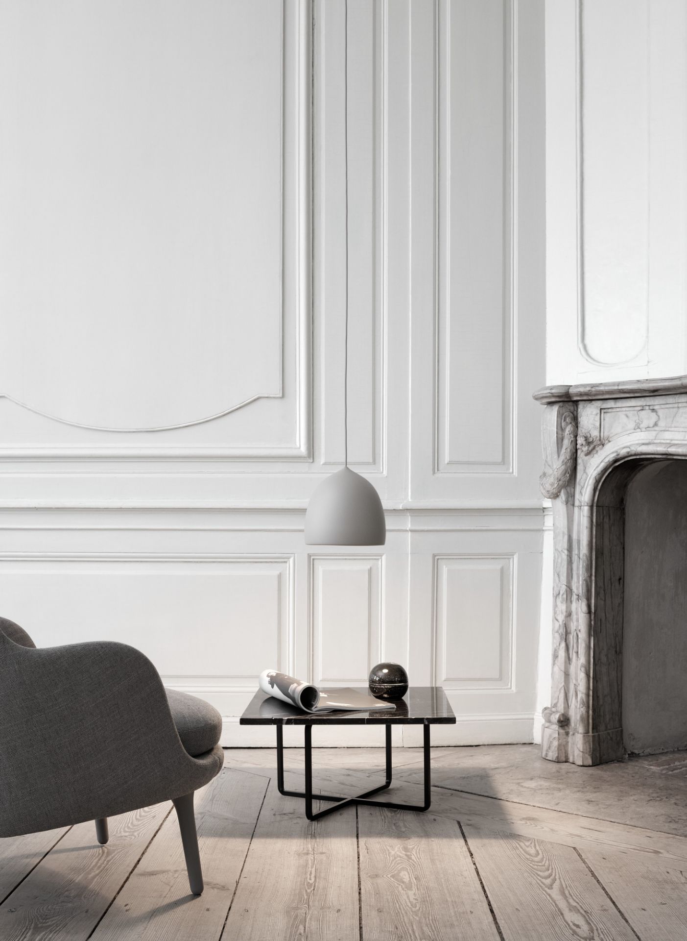 Suspence P1 Pendelleuchte Fritz Hansen Schwarz