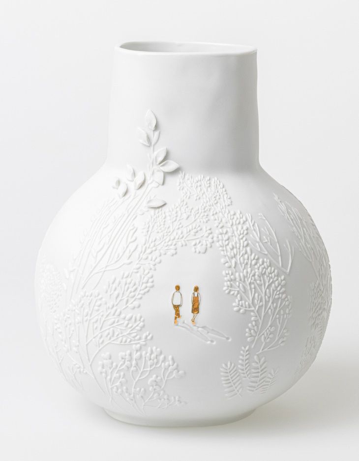 BG dankbar Vase Parkspaziergang Räder