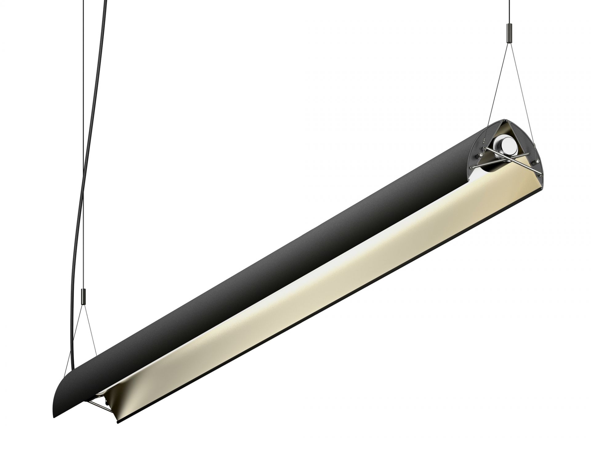 Updown 32 Pendelleuchte Belux Schwarz 3000K Dimmbar