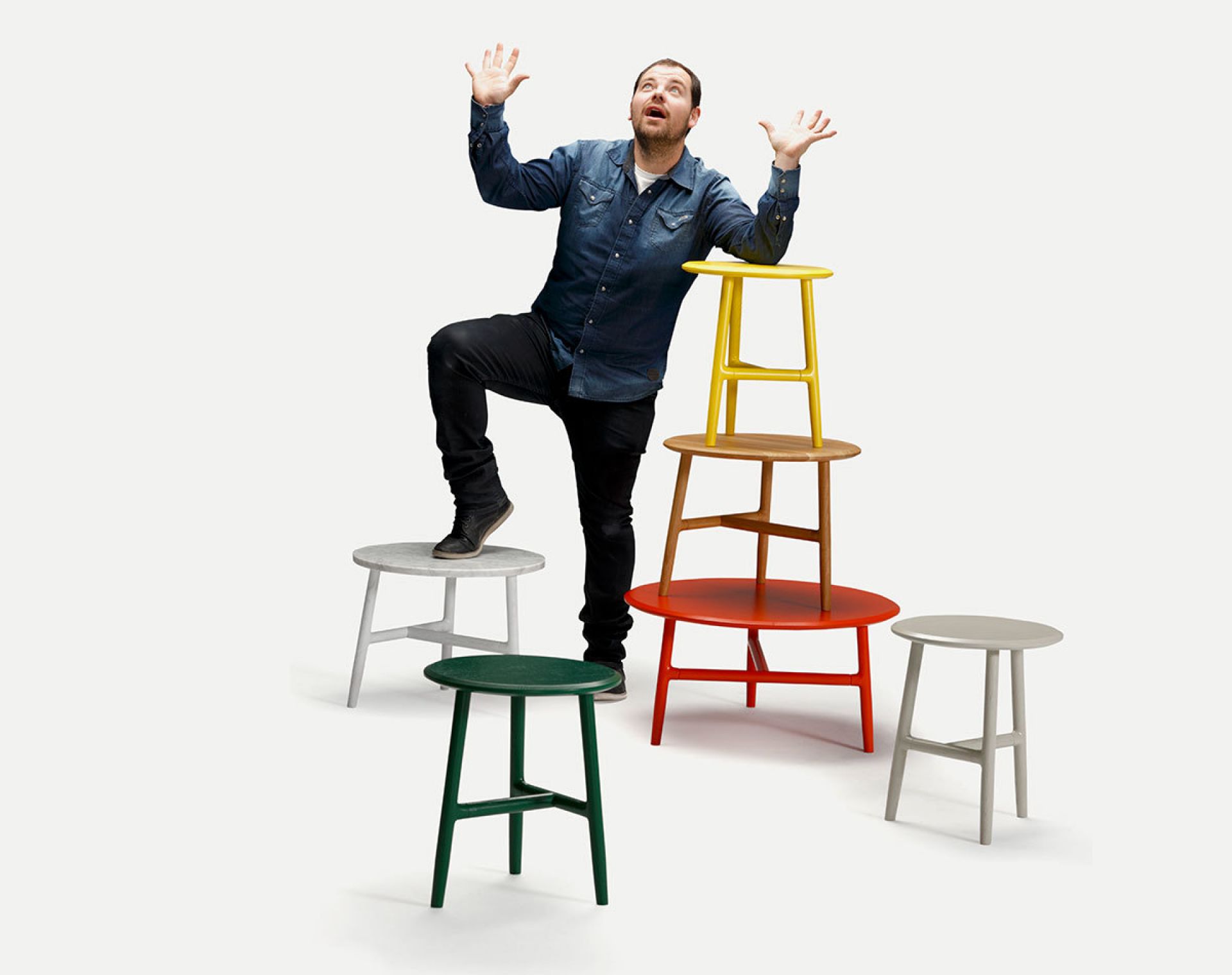 Nudo Beistelltisch ∅70xH35cm Sancal