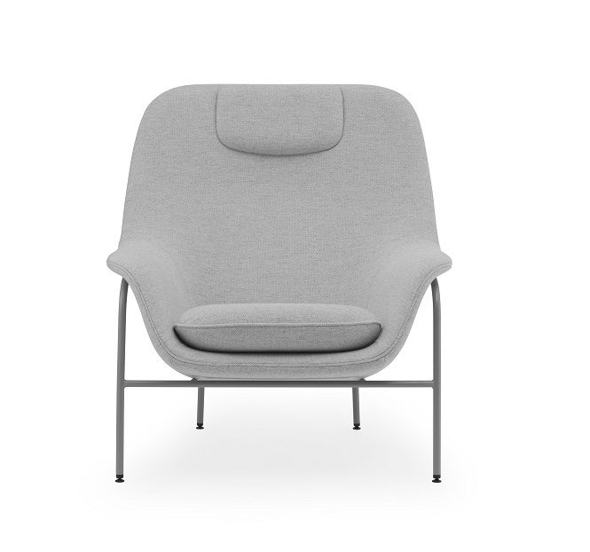 Drape Lounge-Sessel Hoch mit Kopfstütze Normann Copenhagen