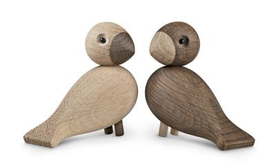 Unzertrennliche Lovebirds Holzfiguren Kay Bojesen