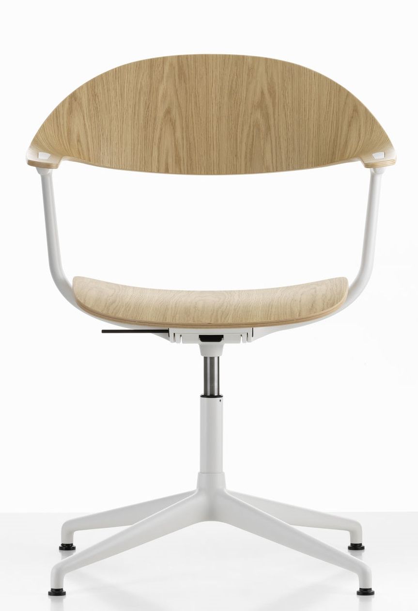 Mynt Rücken und Sitz Plywood Bürodrehstuhl Vitra