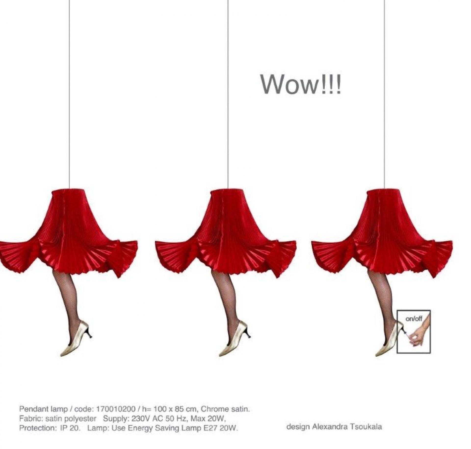Wow Pendelleuchte Alexandra Tsoukala