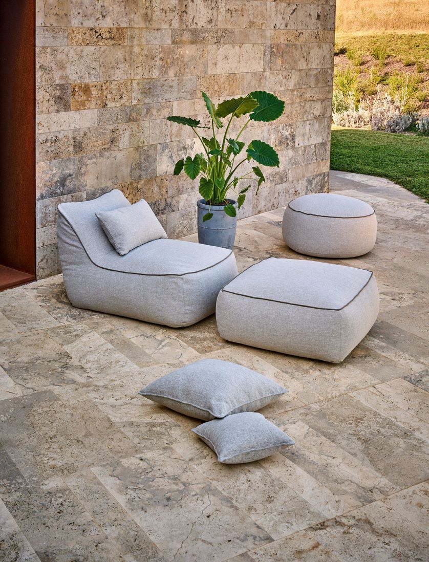 Maliha Lounge Hocker Eckig Outdoor Weishäupl 