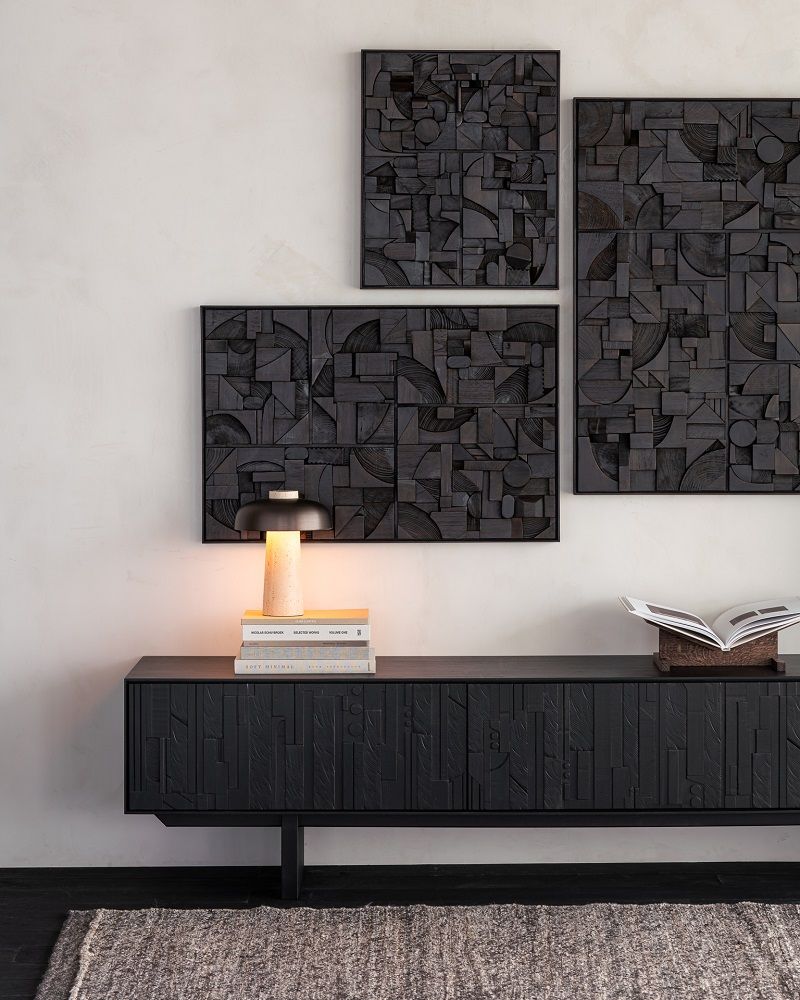 Bricks Wandkunst Holz Ethnicraft