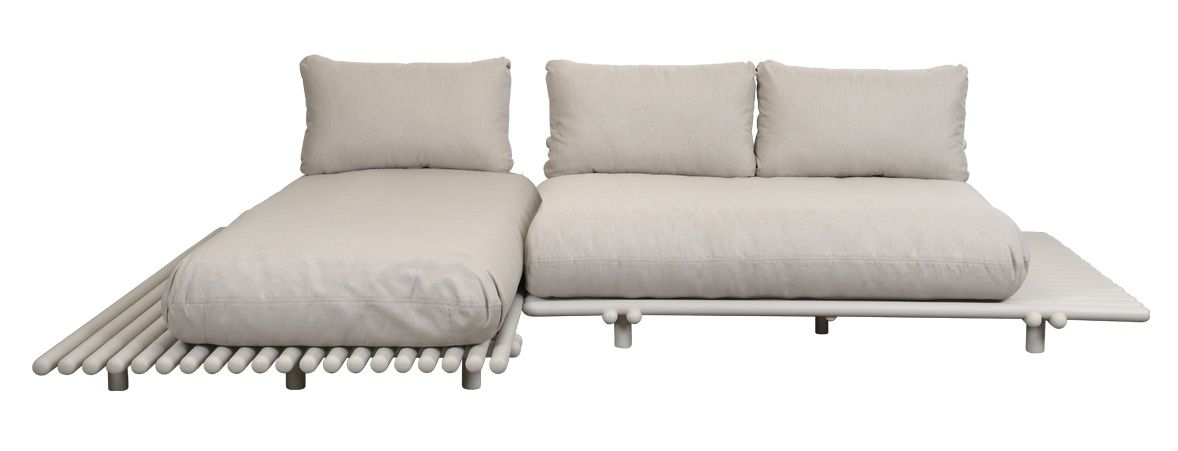 Sticks Platform Sofa mit Chaiselongue Outdoor Cane-Line