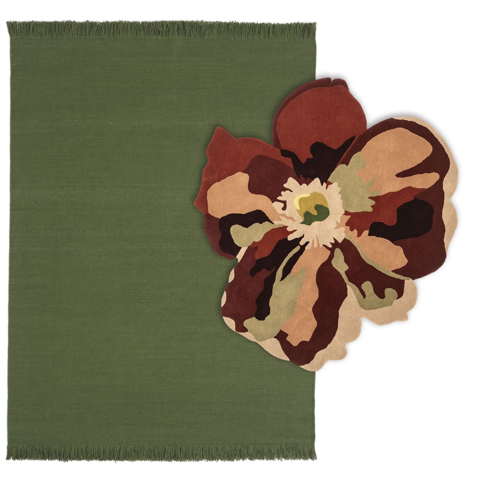 Flora Bloom 2 Teppich 170x150 cm Nanimarquina