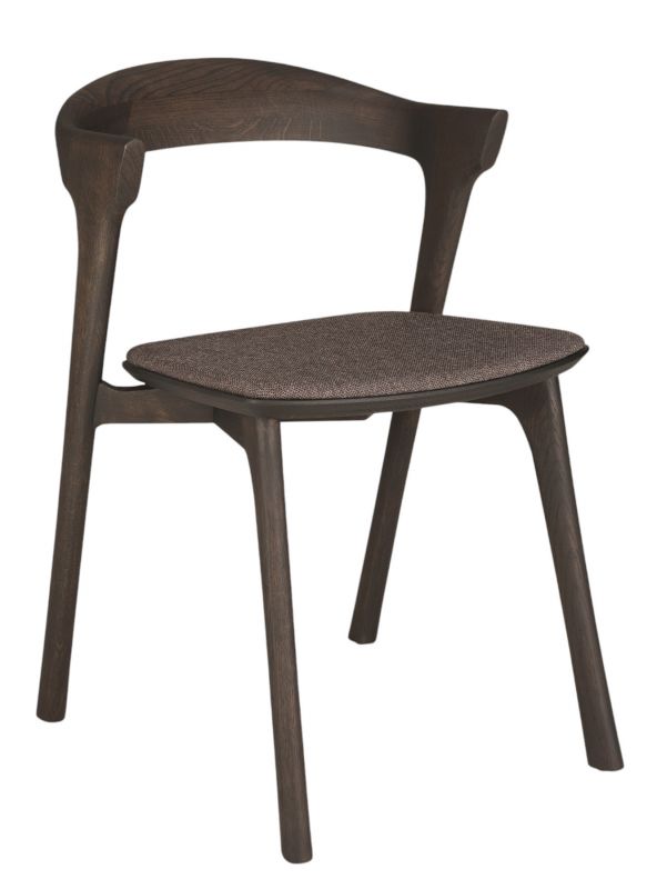 Bok Stuhl Eiche braun / Stoff Warm braun Ethnicraft