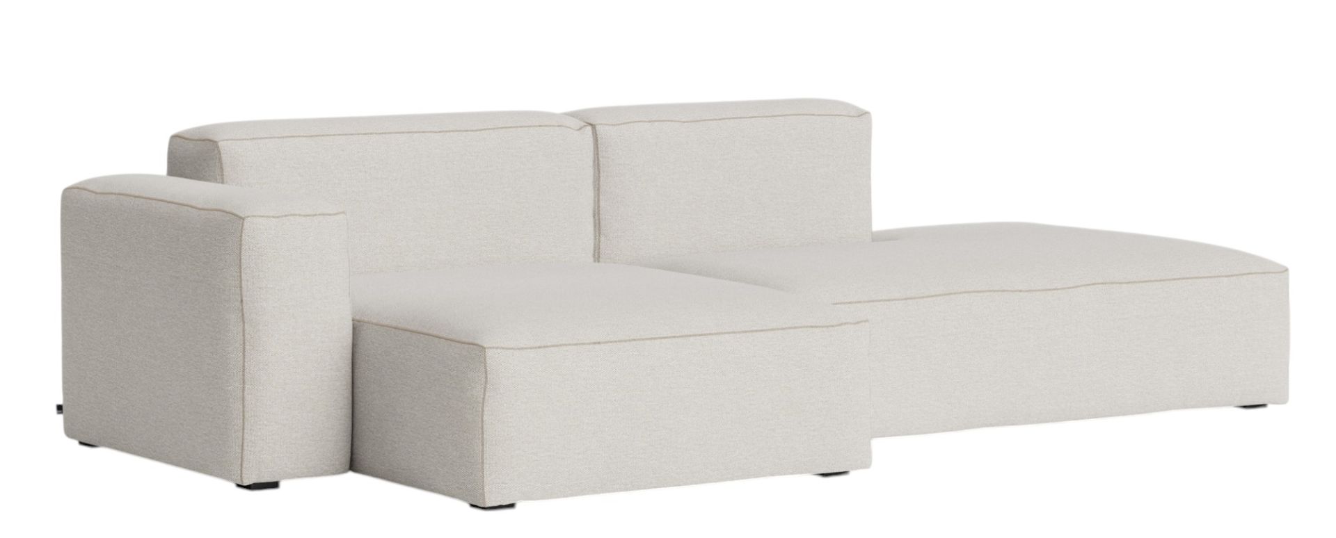 Mags Soft Sofa Low 2,5-Sitzer Combination 3 mit Armlehne links Hay