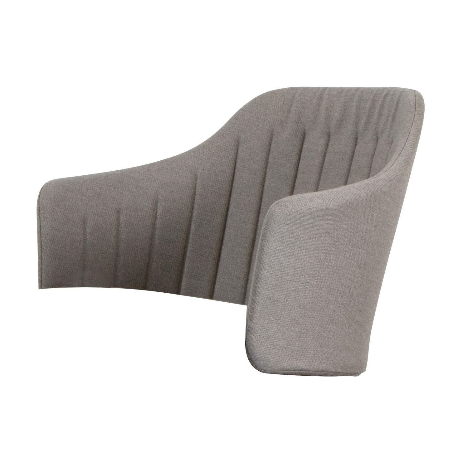 Choice Rückenbezug für Cane-Line Stuhl in Taupe: Stoffbezug für mehr Komfort.