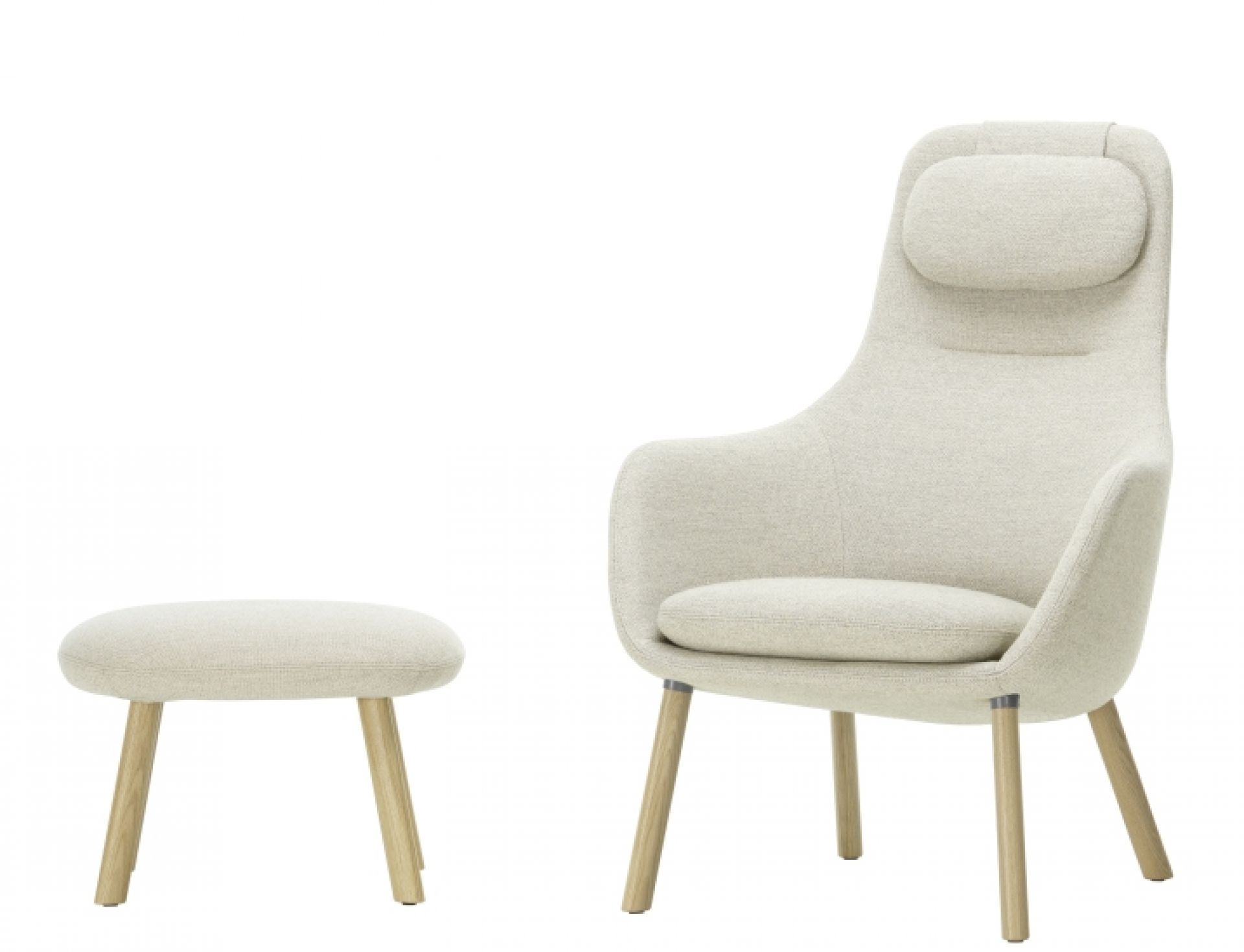 Hal Lounge Chair Sessel + Ottoman Sitzkissen lose Vitra  