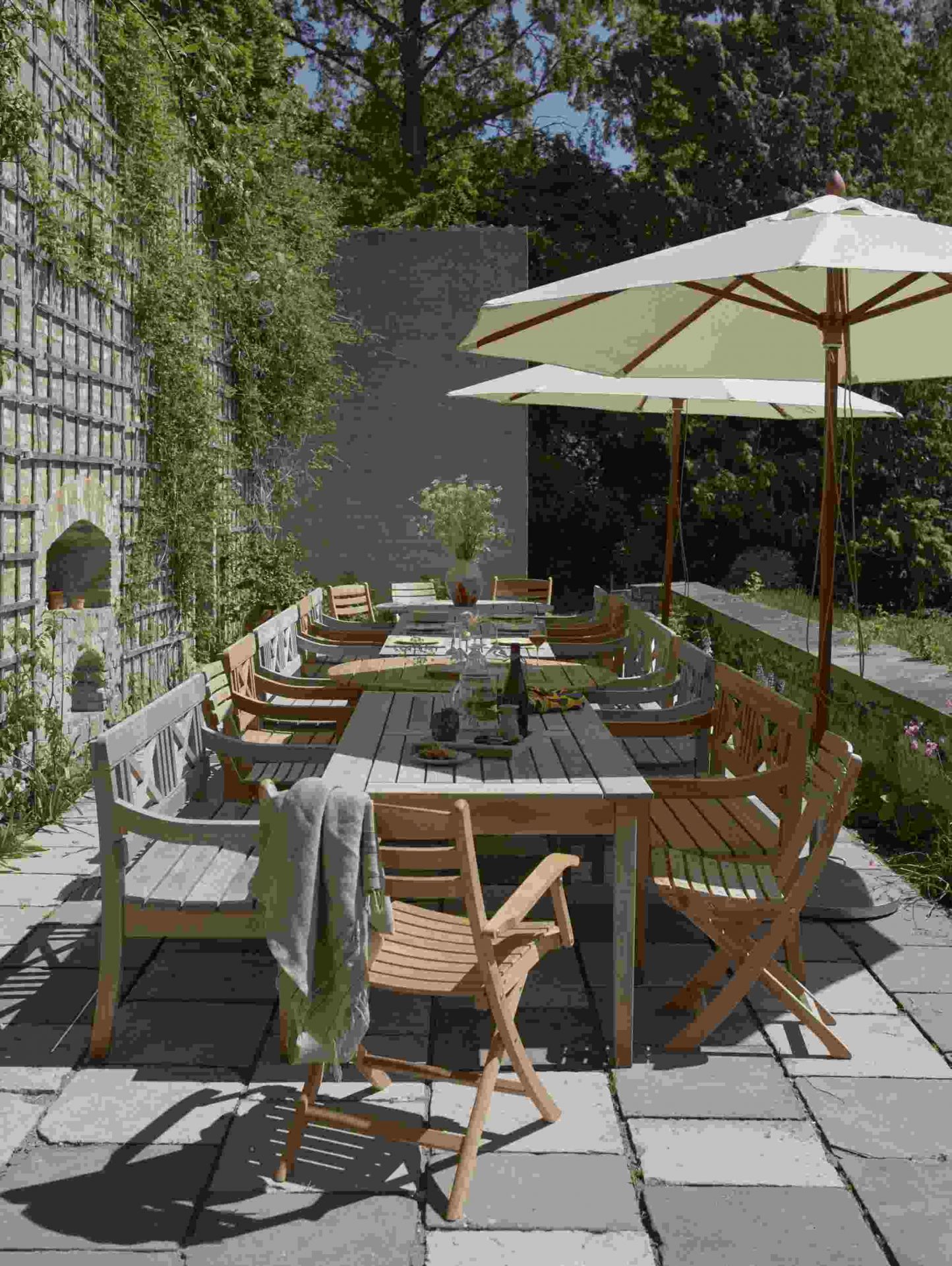 Drachmann Table Tisch Ø 126 cm Outdoor Skagerak by Fritz Hansen