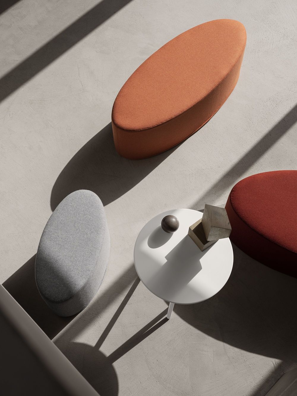 Bon Bon Pouf Hocker groß Softline