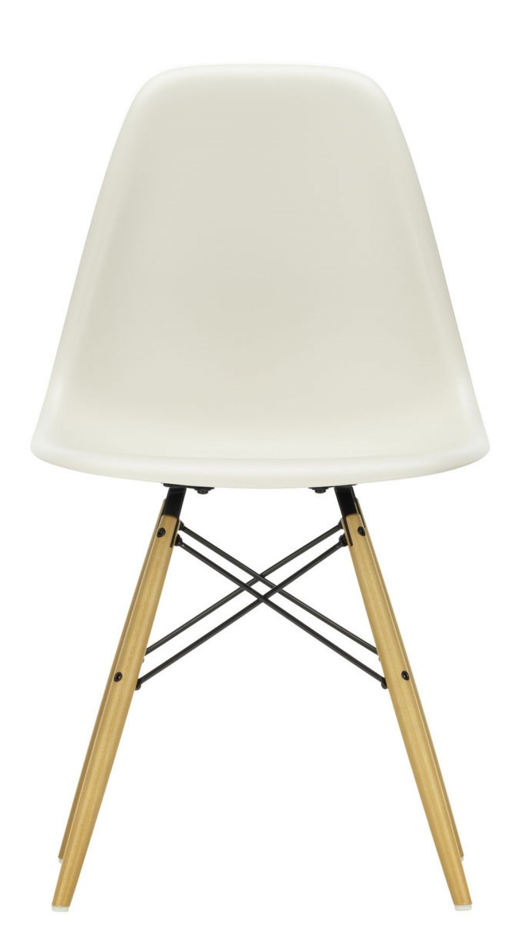 Eames Plastic Side Chair DSW Vitra Ahorn gelblich-Kieselstein