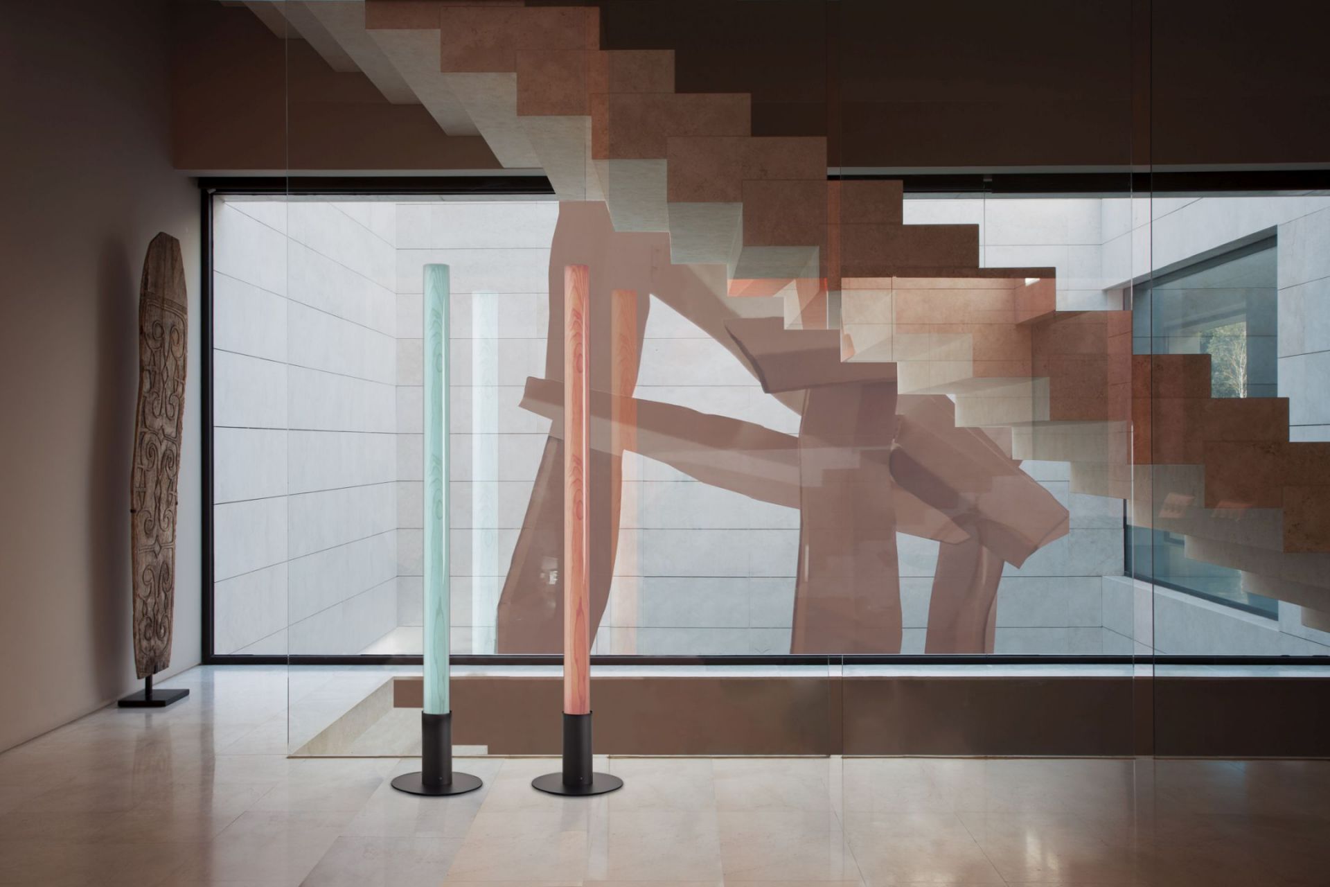 Estela Stehleuchte Buche LZF Lamps