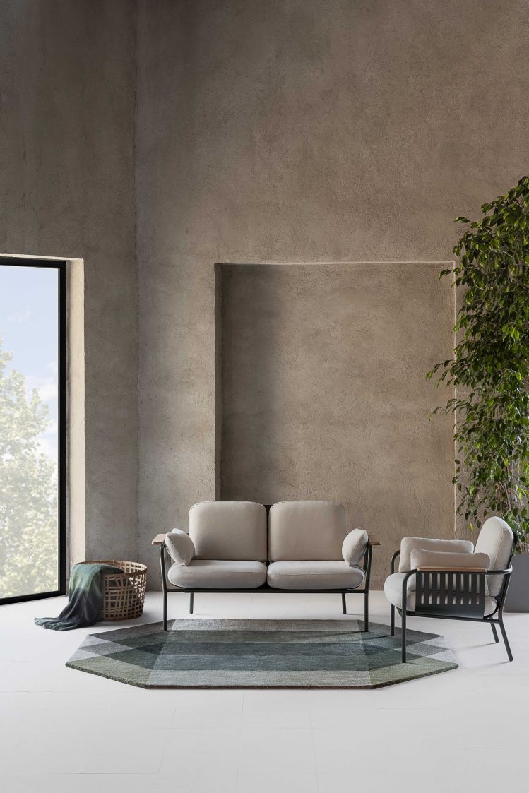 Diamond Teppich Green-Grey 200 x 260cm Gan