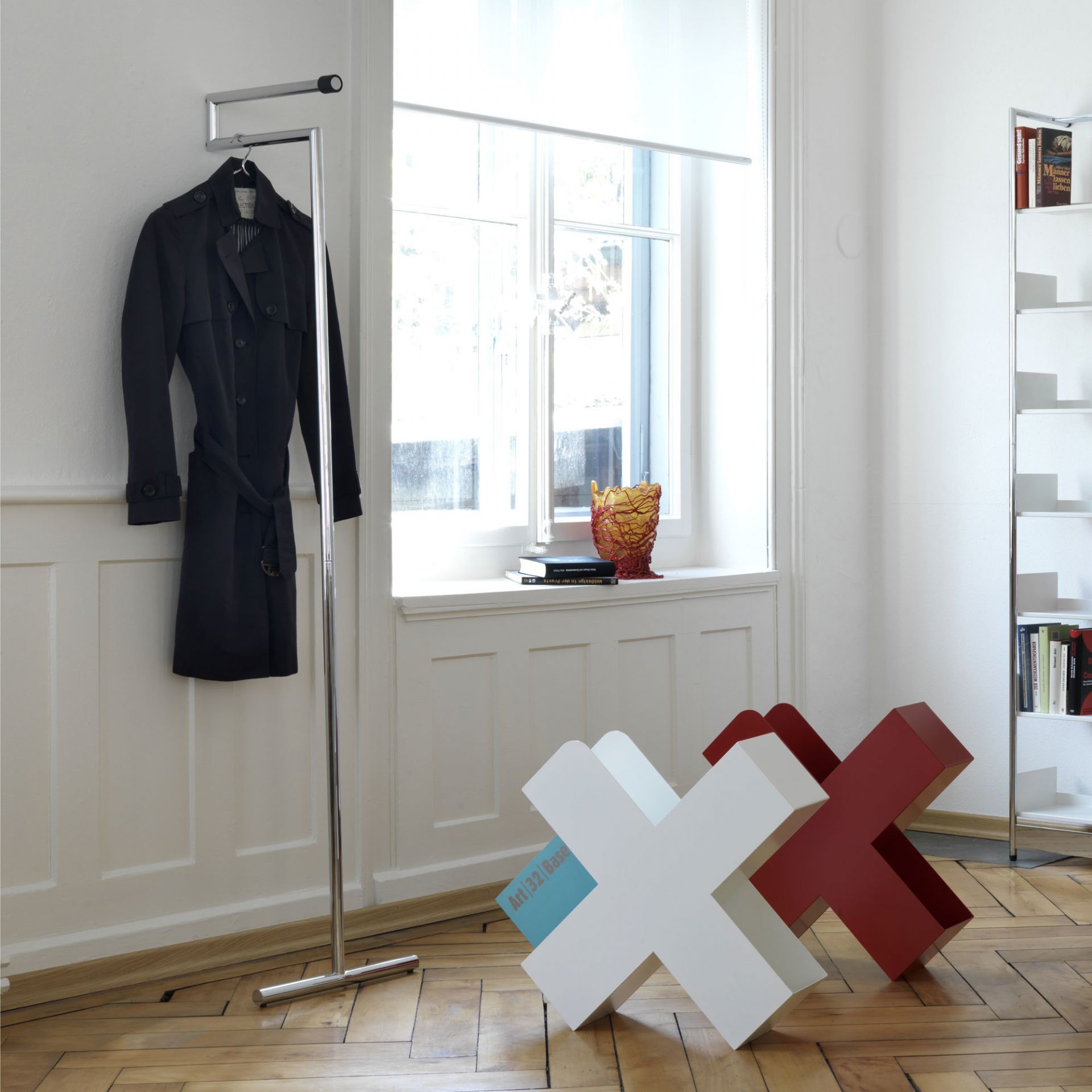 Snap Anlehngarderobe chrom Mox