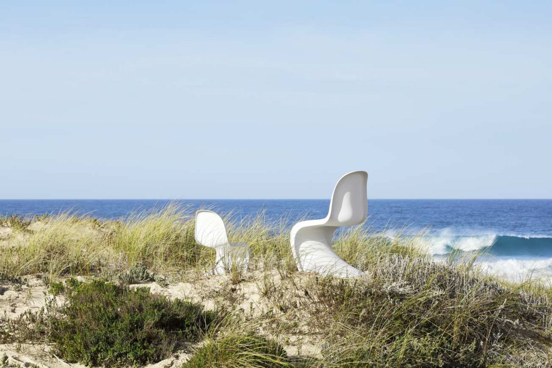 Panton Chair Kunststoff Stuhl Vitra NEUE HÖHE