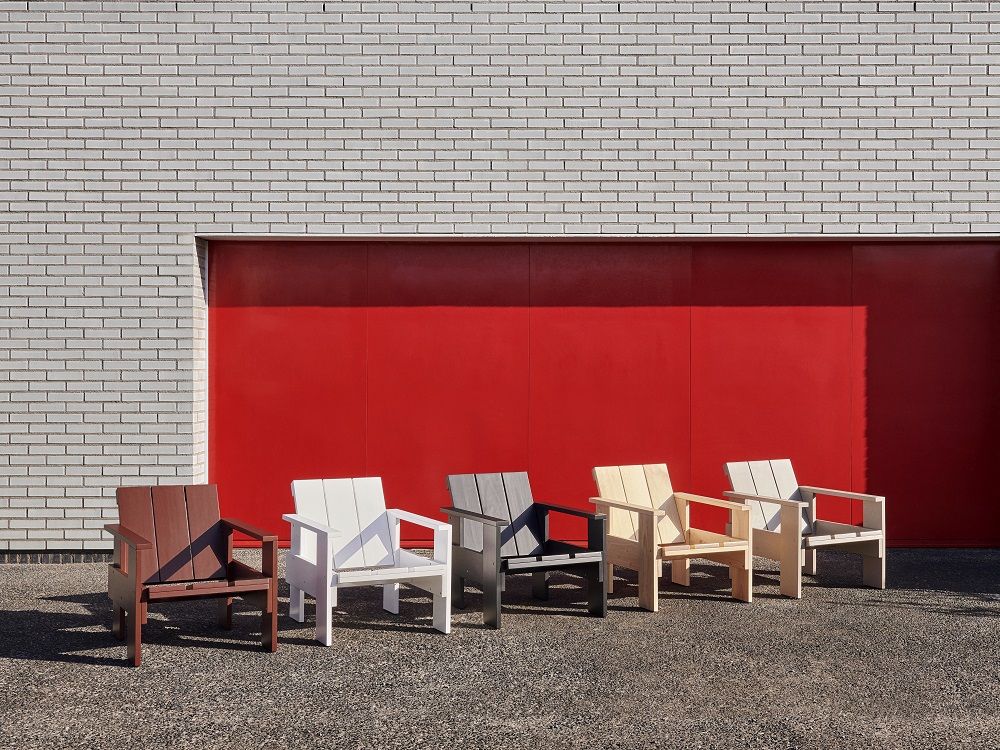 Crate Lounge Chair Outdoor Sessel Hay Schwarz Crate Lounge Chair Outdoor Sessel Hay Schwarz