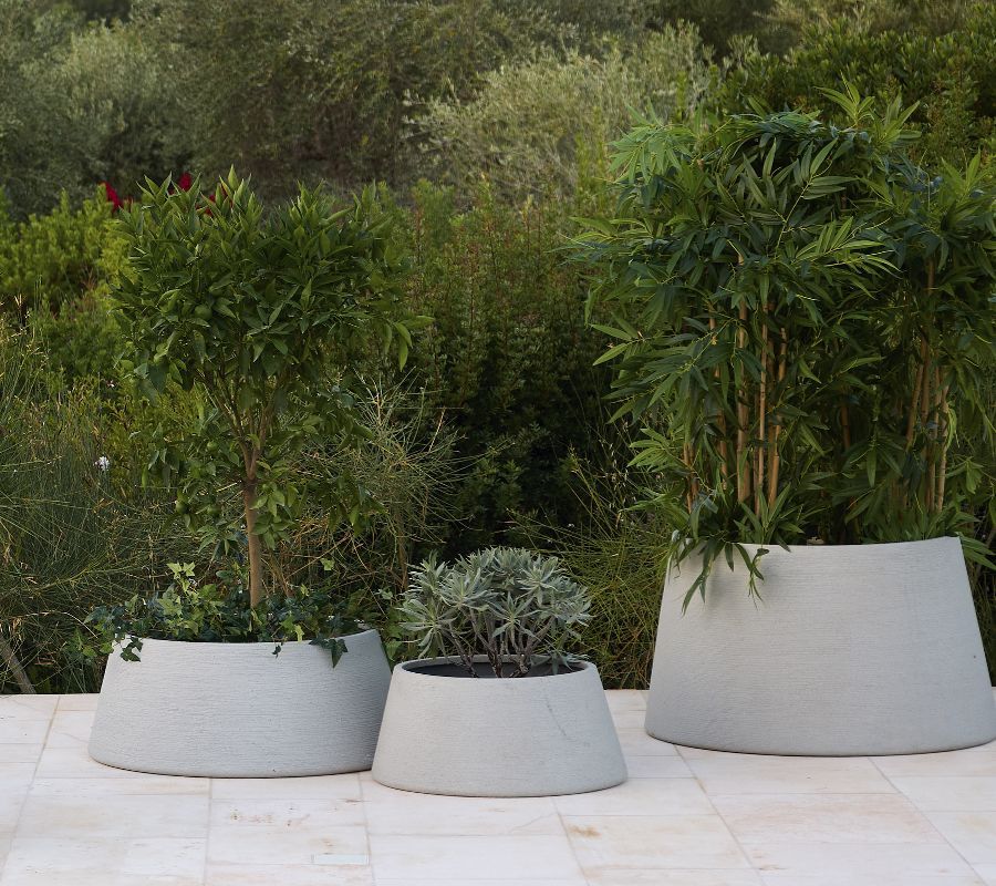 Soil Planter Trapezium Medium Pflanzgefäß Outdoor Cane-Line