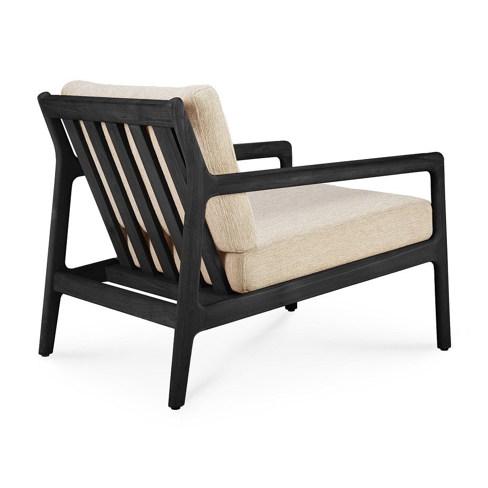 Jack Outdoor Loungesessel Teak Schwarz lackiert Ethnicraft Natural