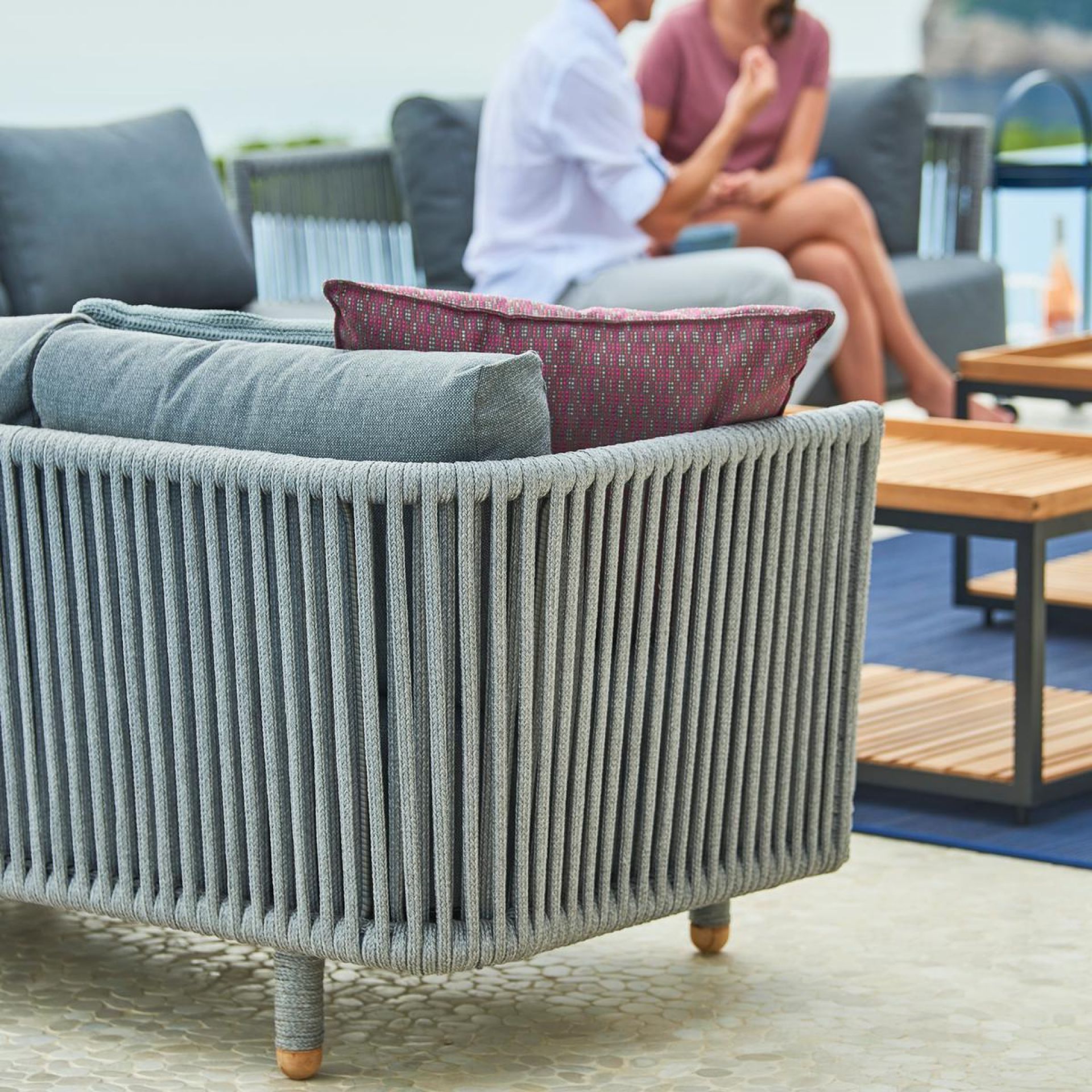 Moments Outdoor 3-Sitzer Sofa Cane-Line