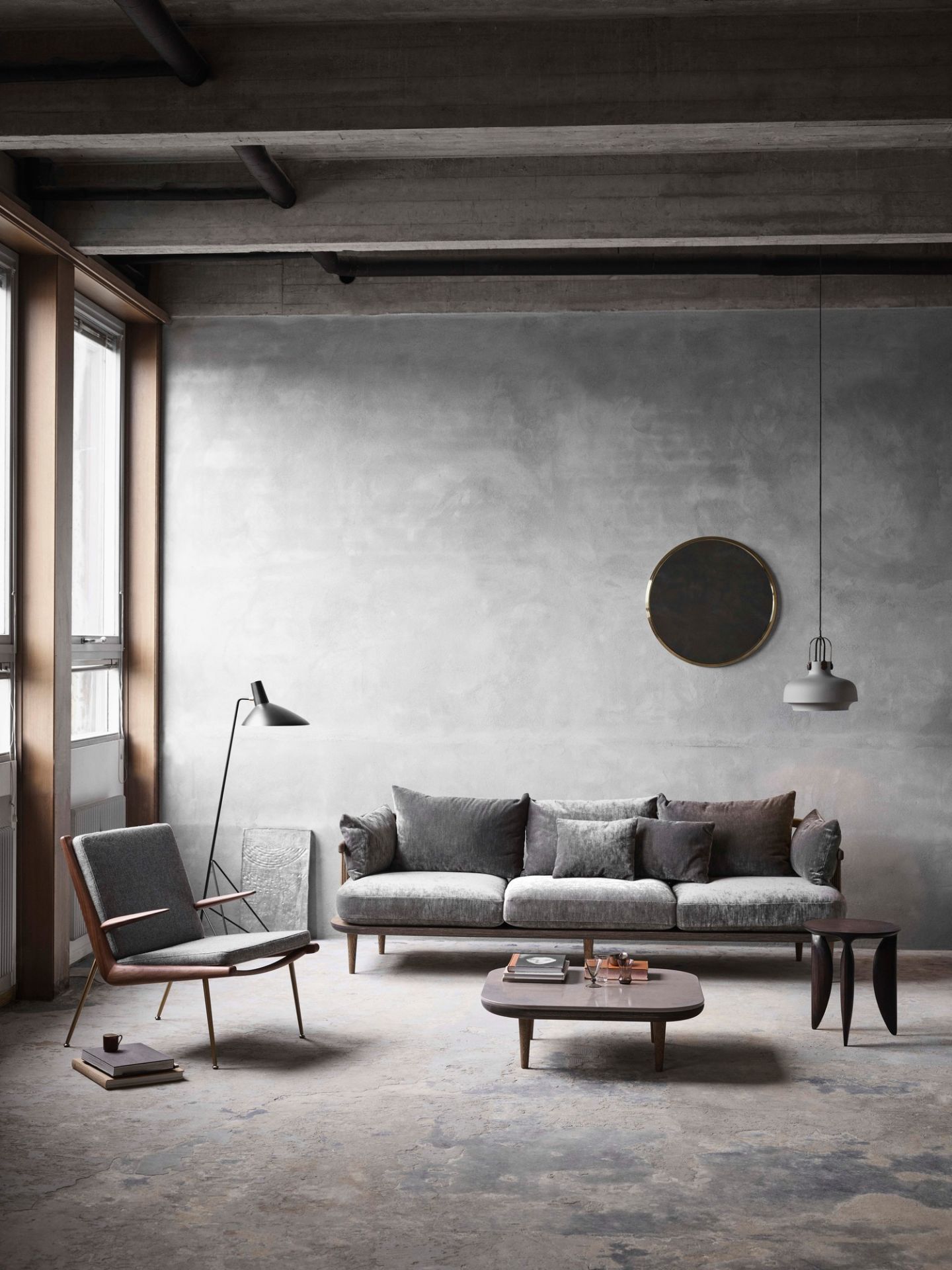Fly Lounge 3-Sitzer Sofa SC12 AndTradition