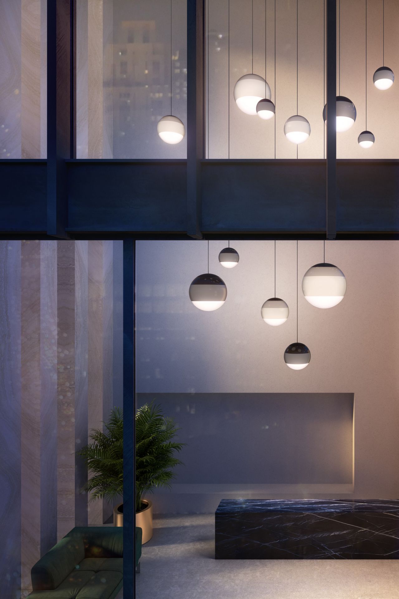 Dipping Light 20 LED Pendelleuchte Marset