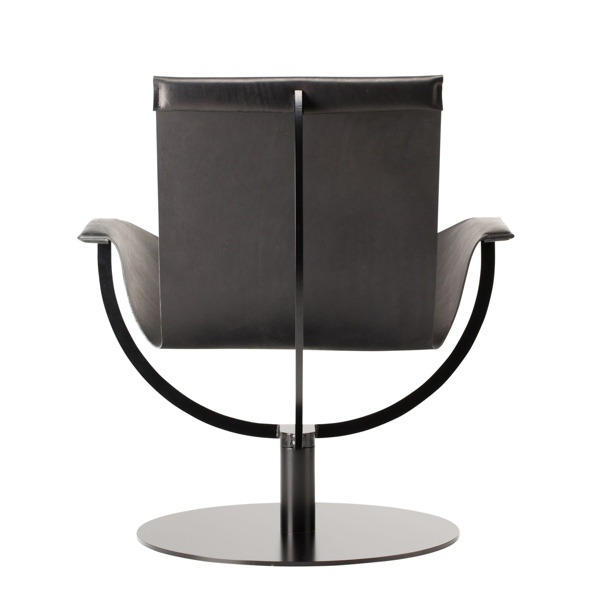 Arch Chair Sessel Kernleder schwarz Favius