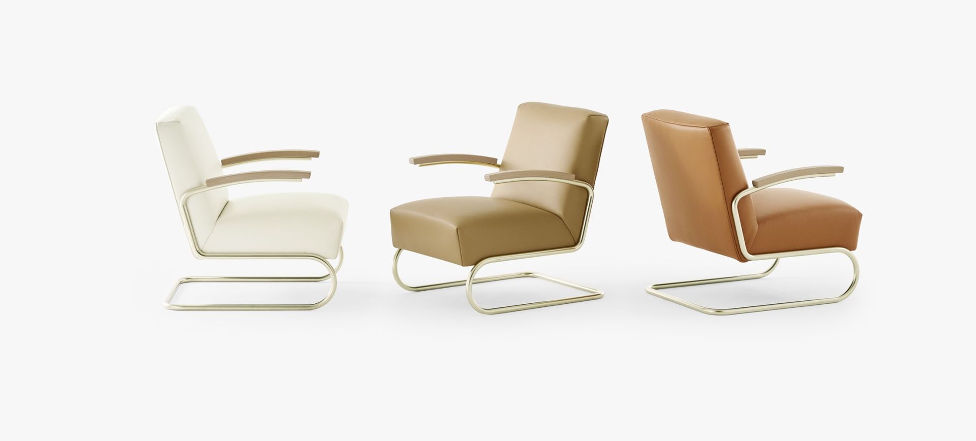 JS. Thonet by Jil Sander S 411 / S411 Sessel Nordic Thonet