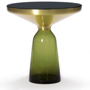 Bell Side Table Beistelltisch Messing Olivgrün ClassiCon