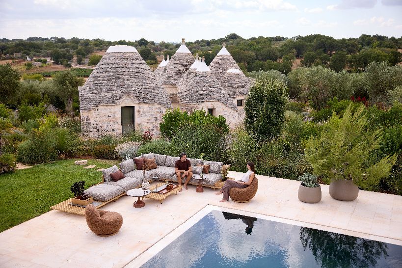 Soil Pflanzgefäß rund groß Cane-Line