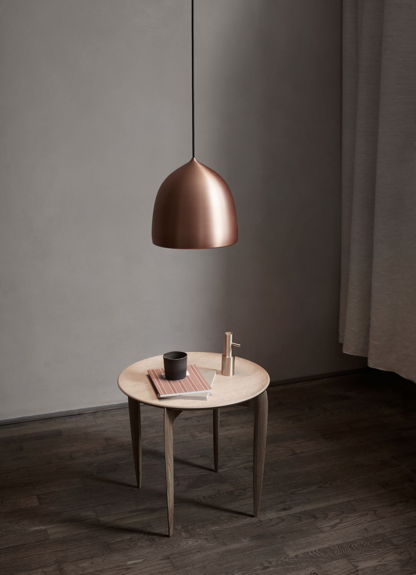 Suspence P2 Pendelleuchte Fritz Hansen Hellgrau