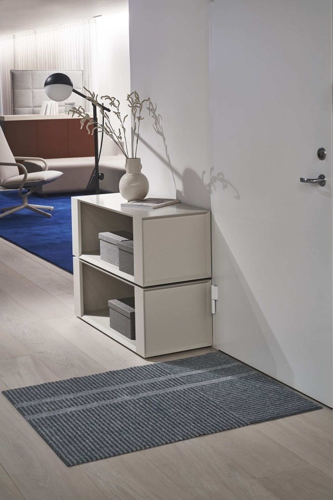 Løype Indoor / Outdoor Fußmatte B 60 x T 85 cm / BREEZY BEIGE Heymat EINZELSTÜCK
