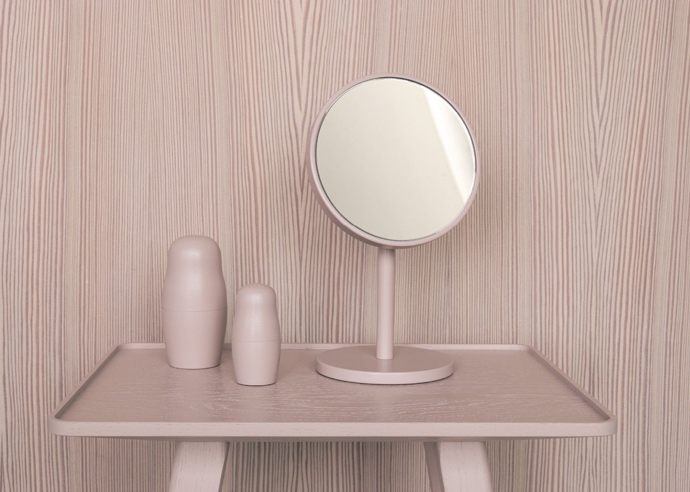 Beauty Schminkspiegel Lack schieferschwarz Schönbuch EINZELSTÜCK