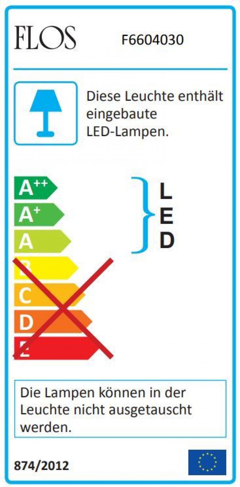 Taccia Small LED Tischleuchte Flos