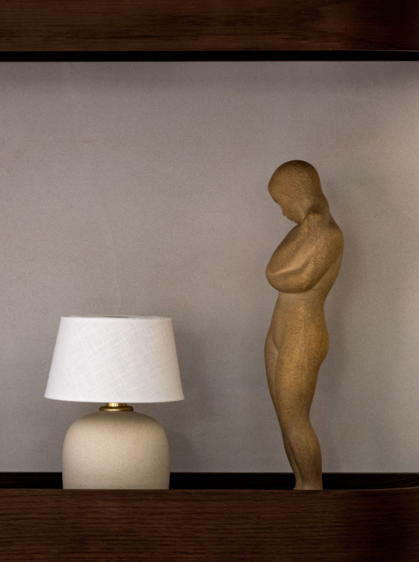 Torso tragbare Tischleuchte Sand Akkuleuchte Audo