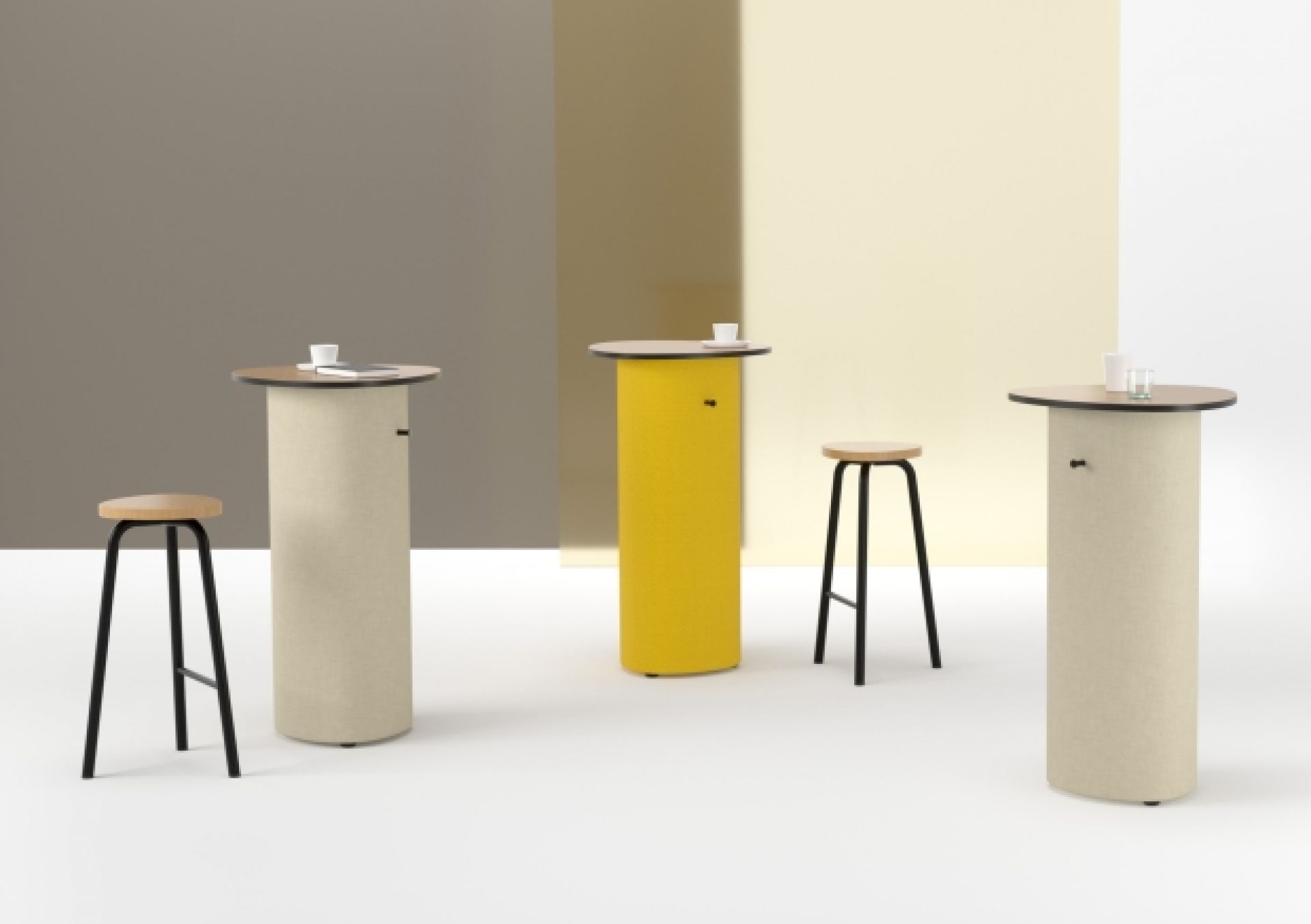 Pully Pillar Besprechungsstisch Cascando