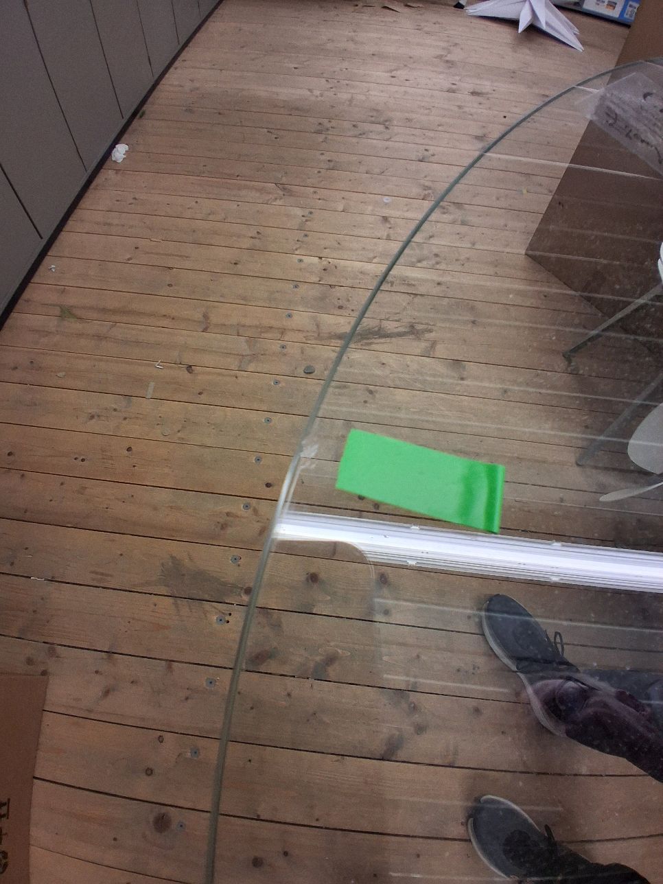 Adjustable Ersatzglasplatte KRISTALLGLAS für Beistelltisch ClassiCon MÄNGELEXEMPLAR