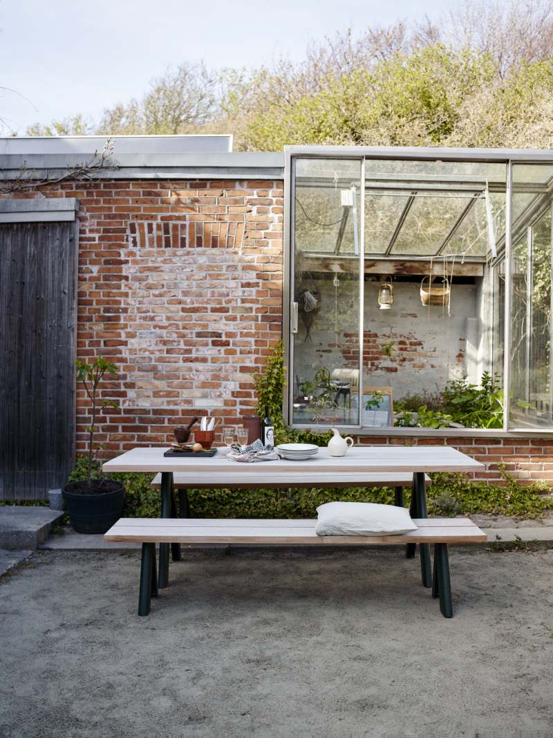Overlap Bench Bank Outdoor Skagerak by Fritz Hansen