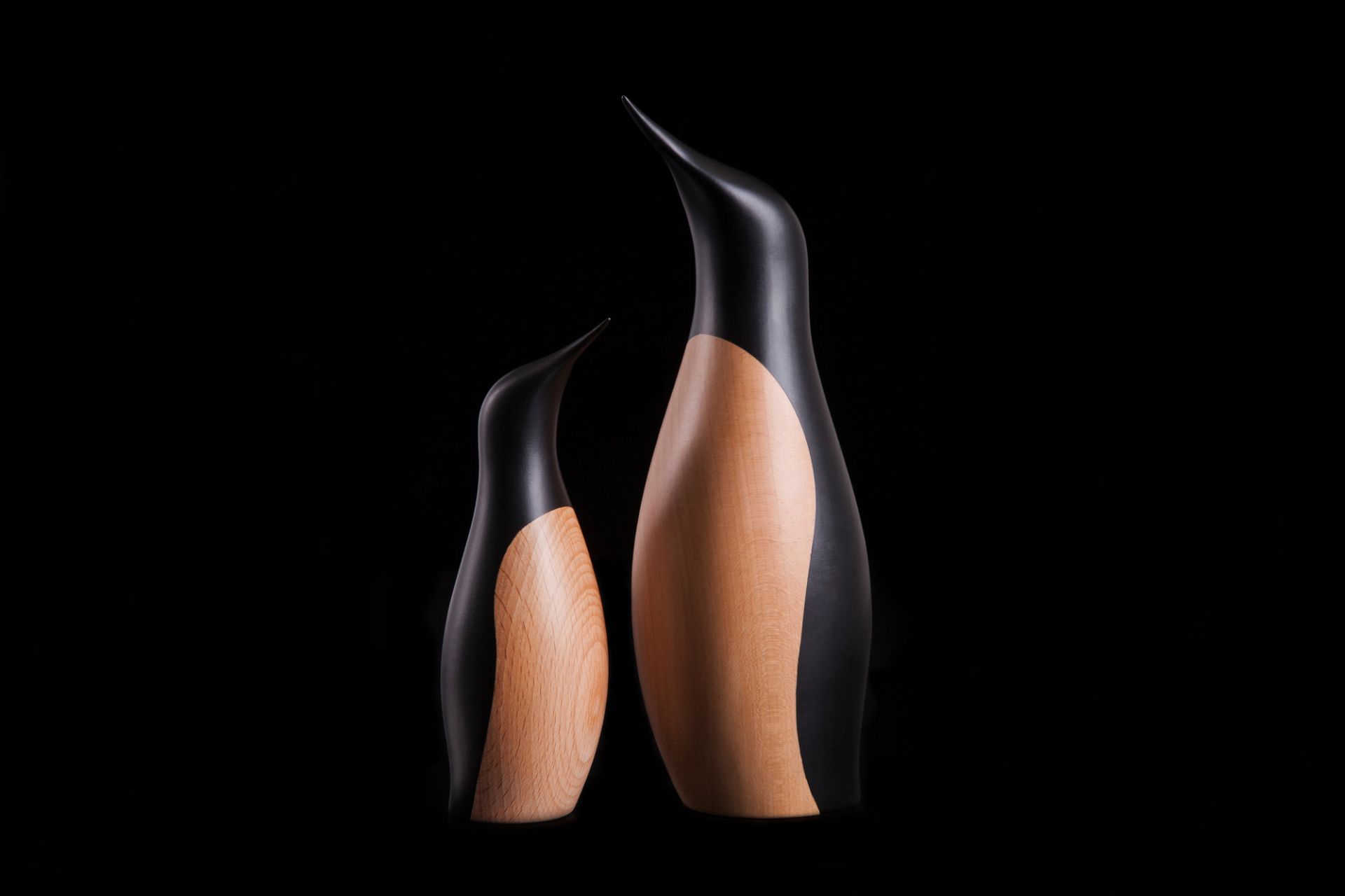 Kleiner Pinguin Holzfigur Architectmade EINZELSTÜCK