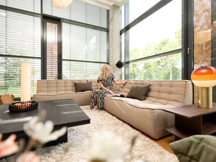 N701 Sofa 2-Sitzer dunkelgrau Ethnicraft