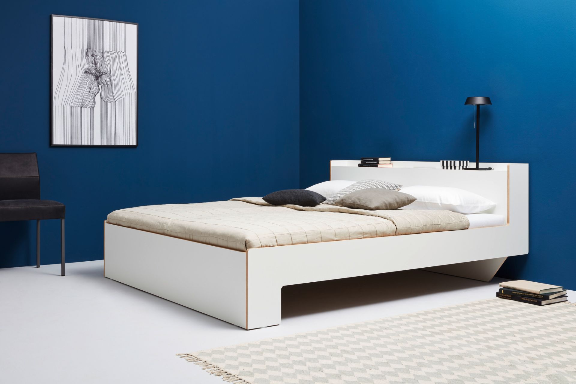 Nook Doppelbett CPL Weiß Müller Möbelwerkstätten 140x200 cm