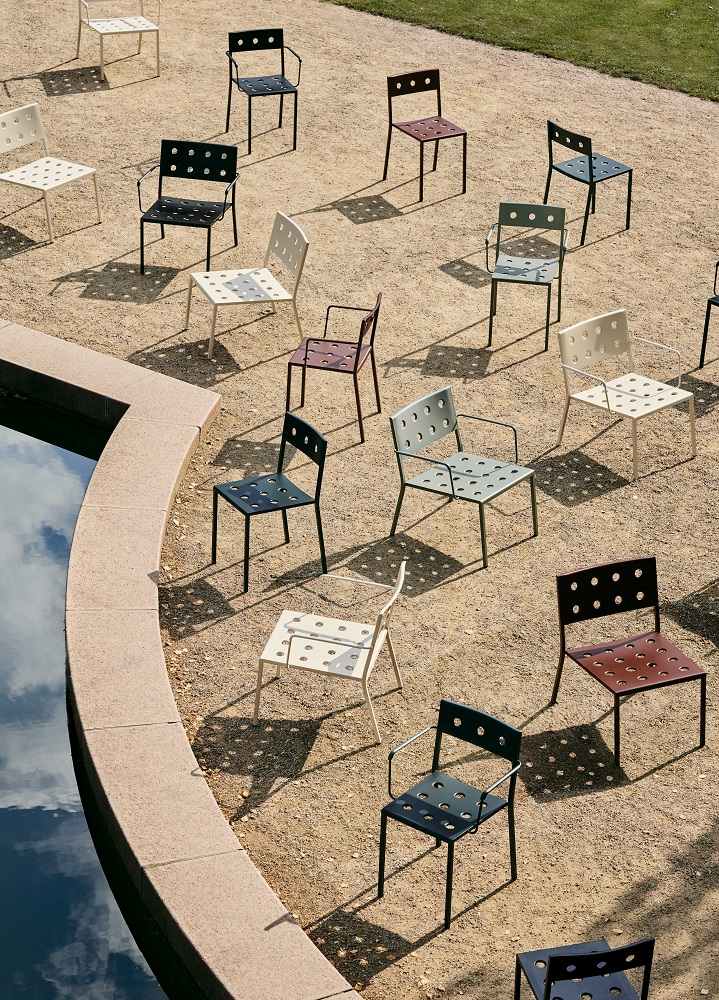 Balcony Outdoor Armchair Armlehnenstuhl ANTHRAZIT Hay EINZELSTÜCK 