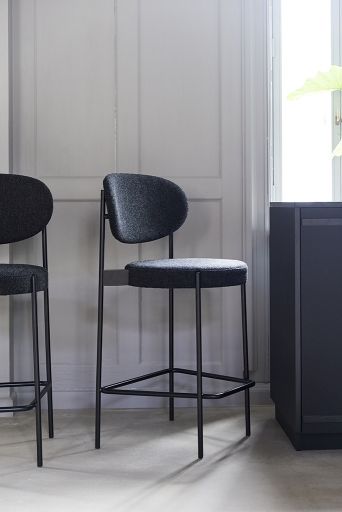 Series 430 Bar Stool Barhocker 75 cm SCHWARZ / REMIX 123 Verpan EINZELSTÜCK