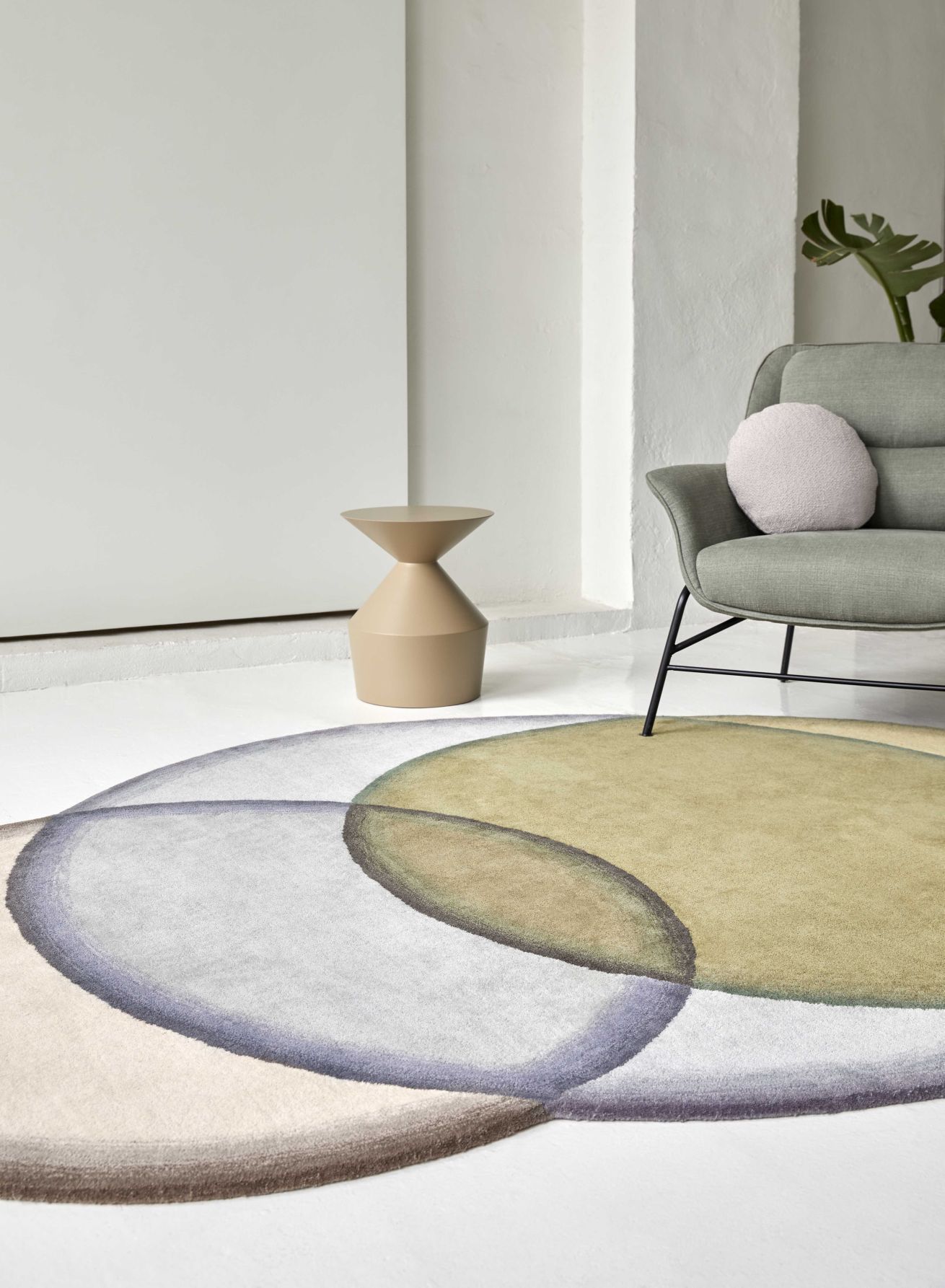 Crystal Teppich 190 x 260cm Neutral Gan