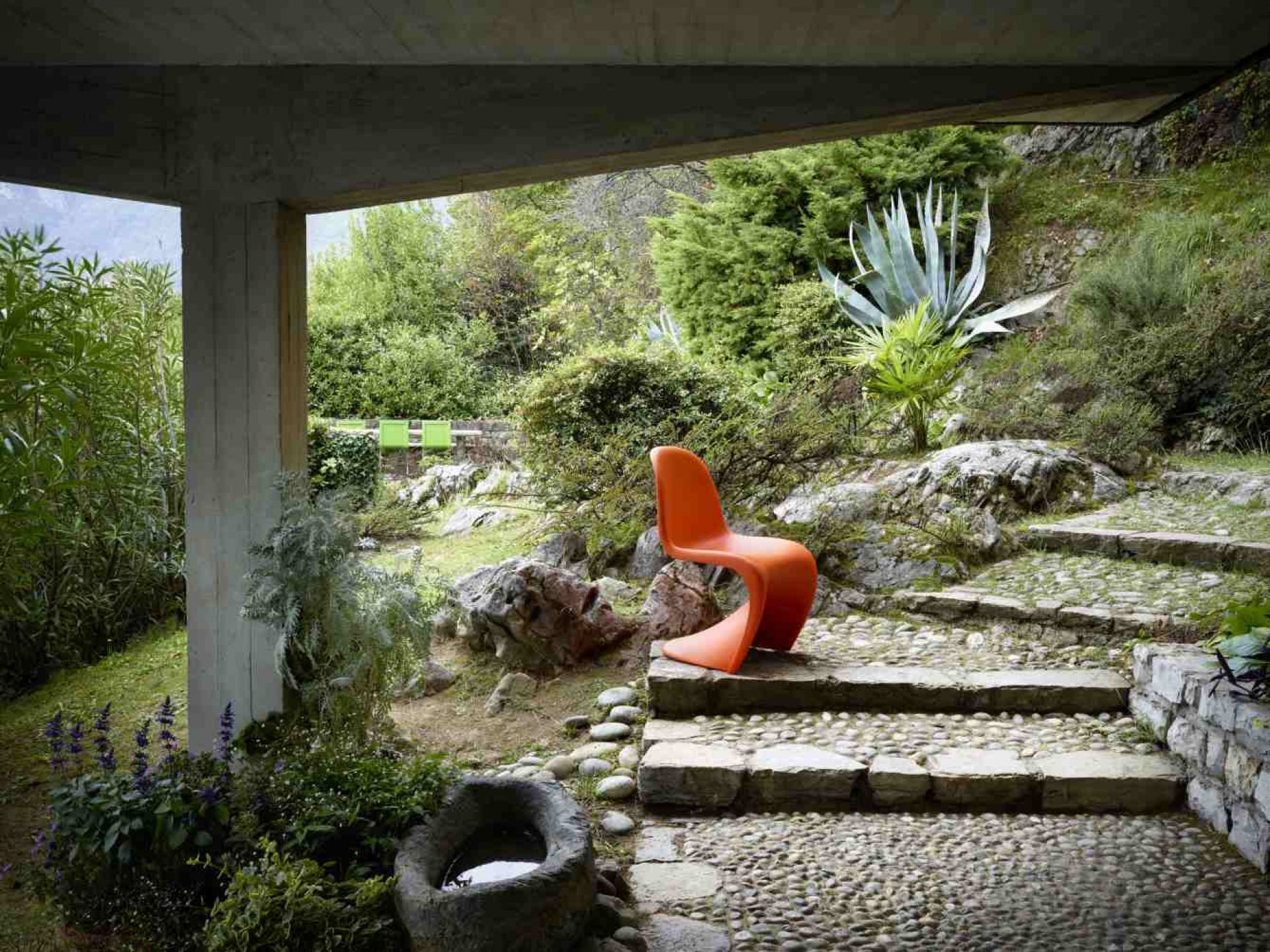 Panton Chair Kunststoff Stuhl Vitra NEUE HÖHE