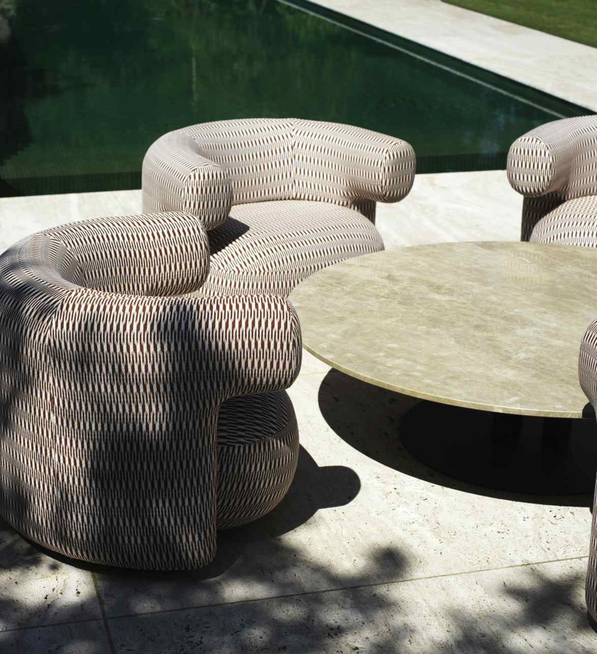 Burra Lounge Chair Sessel mit Rückdrehfunktion Outdoor Normann Copenhagen