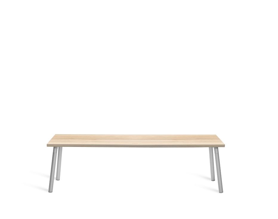 Run Bench 3-Sitzer Bank Emeco Aluminium/Akkoya